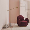 Миниатюра фото торшер inodesign bolia gold 41.212 | 220svet.ru